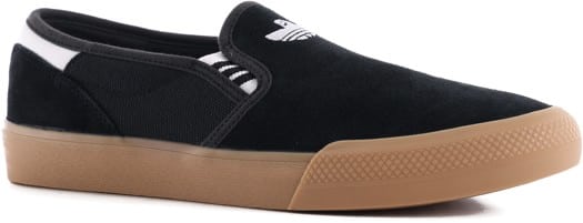 Adidas Shmoofoil Slip-On Shoes - core black/white/gum - view large