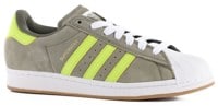 Adidas Superstar ADV Skate Shoes - olive strata/semi solar yellow/gold metallic