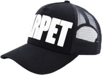 Carpet Carpet Trucker Hat - black