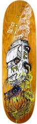 Tactics Neowm 9.1 Egg Shape Skateboard Deck - brown