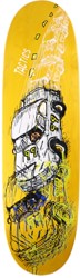 Tactics Neowm 9.1 Egg Shape Skateboard Deck - yellow