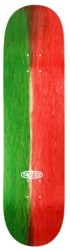 Tactics Oval Logo Skateboard Deck - green/red