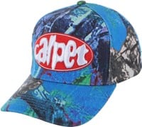 Carpet Realtree Snapback Hat - blue