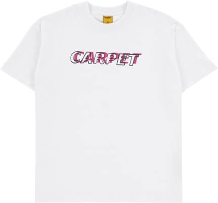 Carpet Misprint Metallic T-Shirt - white/pink - view large