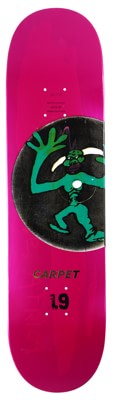 Carpet Vinyl 8.25 Skateboard Deck - pink embossed - view large