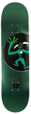 Carpet Vinyl 8.38 Skateboard Deck - metallic green embossed - view large