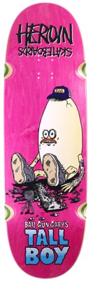 Heroin Bail Gun Gary's Tall Boy 10.25 Skateboard Deck - view large