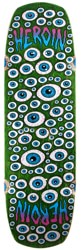 Heroin Seeing Double Shovel 9.5 Symmetrical Skateboard Deck - green