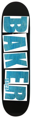 Baker Baca Brand Name 8.25 Skateboard Deck - black/blue - view large