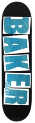 Baker Baca Brand Name 8.25 Skateboard Deck - black/blue