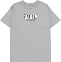 Baker Brand Logo T-Shirt - heather grey