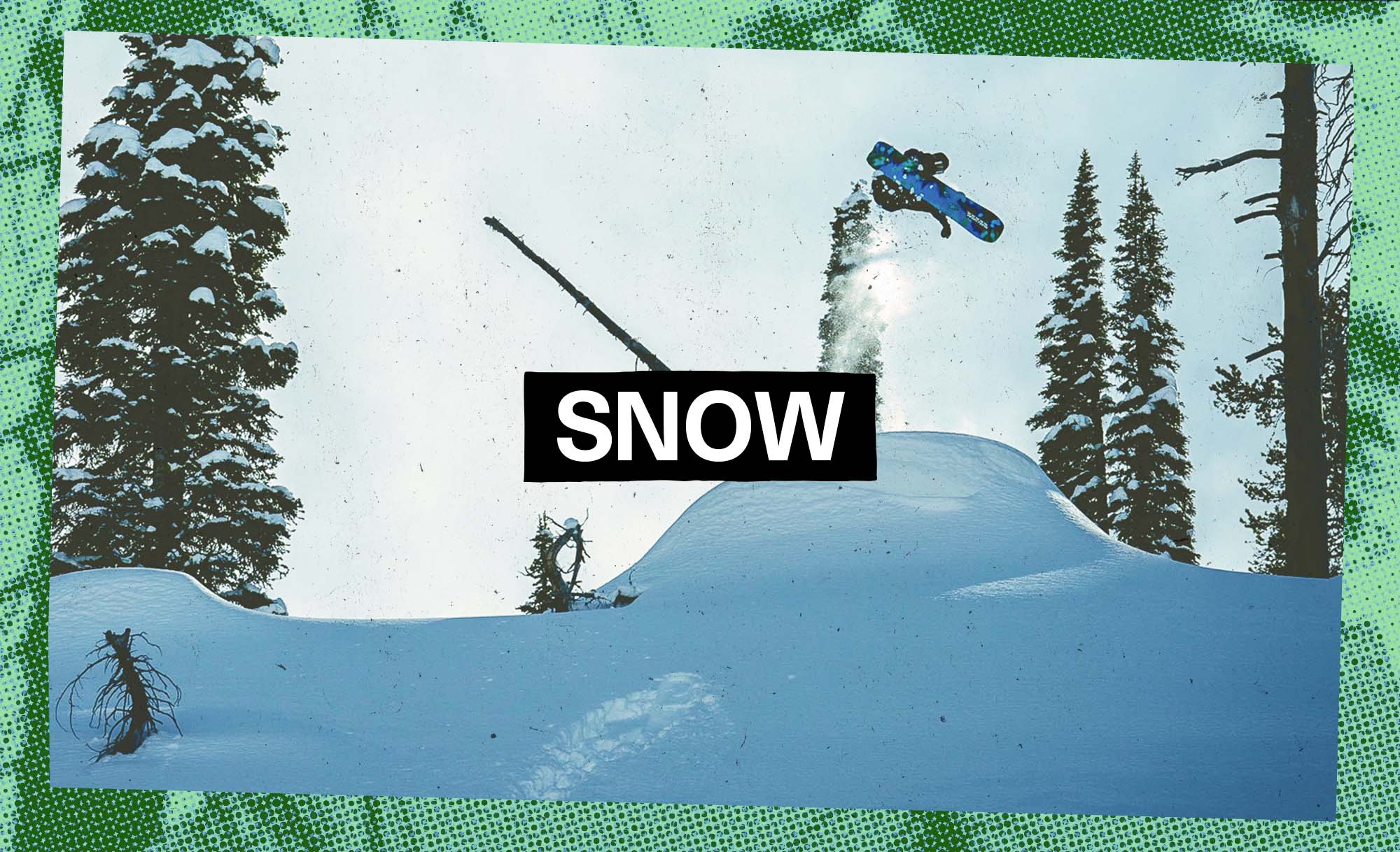 snowboarding welcome banner