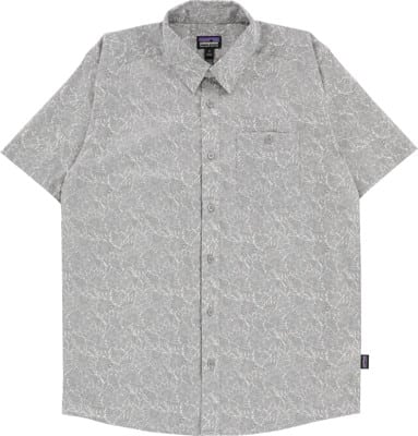 Patagonia Go To S/S Shirt - bees and flowers: salt grey - view large