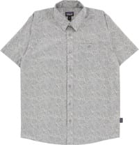 Patagonia Go To S/S Shirt - bees and flowers: salt grey