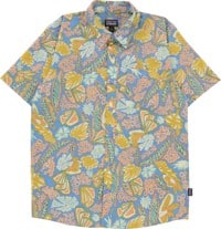 Patagonia Go To S/S Shirt - flourish: abundant blue