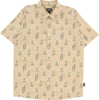 Patagonia Go To S/S Shirt - lupine trail: beeswax tan