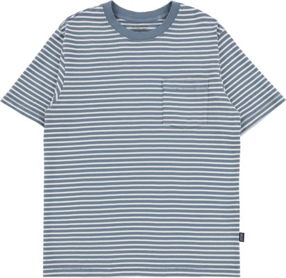 Patagonia Midweight Daily Pocket T-Shirt - weekend stripe: utility blue - view large