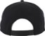 Baker Arch Snapback Hat - black - reverse