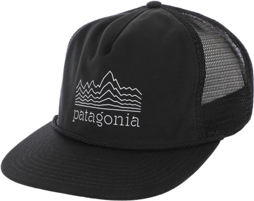 Patagonia Airfarer Snapback Hat - strata stencil: black - view large