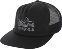 Patagonia Airfarer Snapback Hat - strata stencil: black