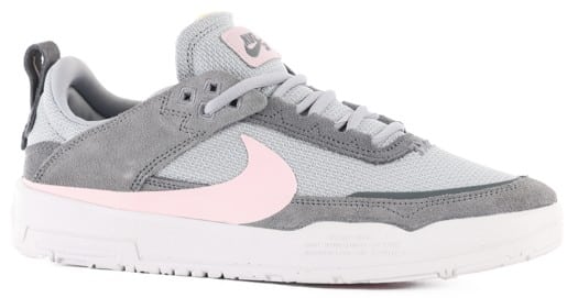 Nike SB Kids SB Day One GS Skate Shoes - cool grey/pink foam -wolf grey - view large