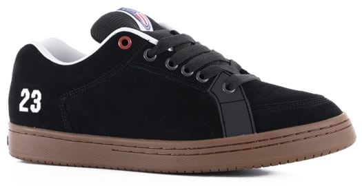 Etnies Sal 23 Skate Shoes - (skate shop day) black/gum - view large