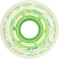 Ricta Cloud Cruiser Skateboard Wheels - clear splatter camo green (78a)