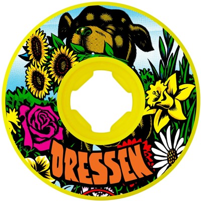 Slime Balls Dressen Pup Hardline Reissue Cruiser Skateboard Wheels - green (97a) - view large