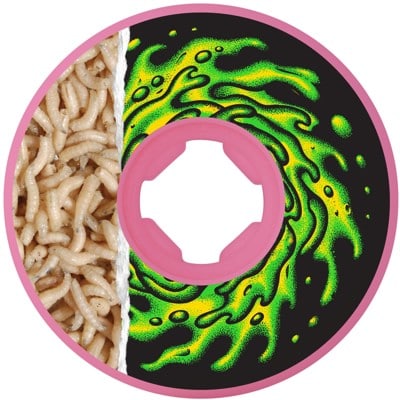 Slime Balls Tear Away Maggots Hardline Cruiser Skateboard Wheels - neon pink (97a) - view large