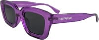 Happy Hour Camden Sunglasses - crystal gloss purple