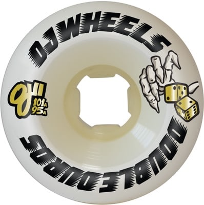 OJ Double Duro Mini Combo Skateboard Wheels - white dice (101a/95a) - view large