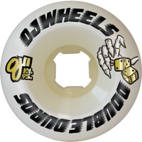 OJ Double Duro Mini Combo Skateboard Wheels - white dice (101a/95a)