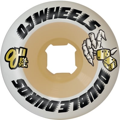 OJ Double Duro Mini Combo Skateboard Wheels - white/gum (101a/95a) - view large