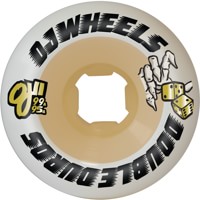 OJ Double Duro Mini Combo Skateboard Wheels - white/gum (99a/95a)