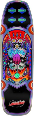 Santa Cruz Delfino Pinball 9.14 Wheel Wells Skateboard Deck - holo foil - view large