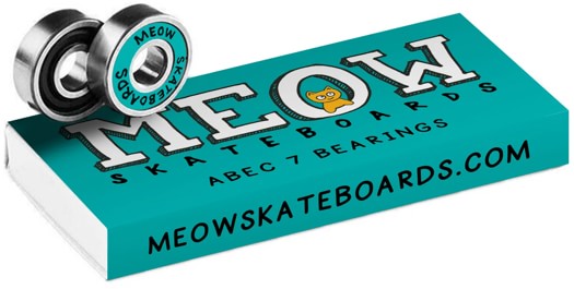 Meow Abec 7 Skateboard Bearings - view large