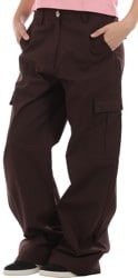 Volcom Women's Cargstone Pants - dark chocolate