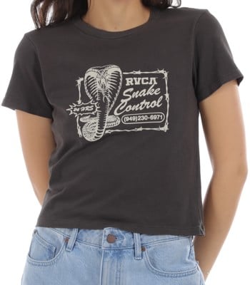 RVCA Women's 411 T-Shirt - chocolate torte - view large