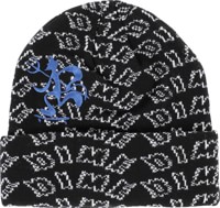 Dime Chopper Fold Beanie - black