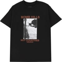 GX1000 Bomb Hills Not Countries T-Shirt - black/brown