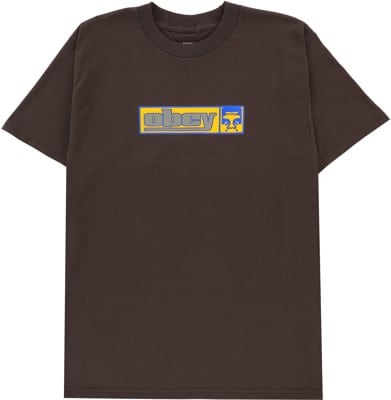 Obey 90's Icon T-Shirt - java brown - view large