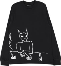 Fucking Awesome Drunk Alien L/S T-Shirt - black