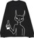 Fucking Awesome Drunk Alien L/S T-Shirt - black - reverse