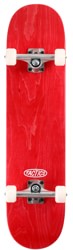 Tactics Oval Logo 7.5 Complete Skateboard - red