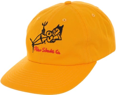 Polar Skate Co. Devil Woman Snapback Hat - yellow - view large