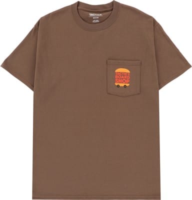 Tactics Nice Buns Pocket T-Shirt - brown - view large