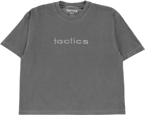 Tactics Women's Y3K Boxy T-Shirt - off black - view large