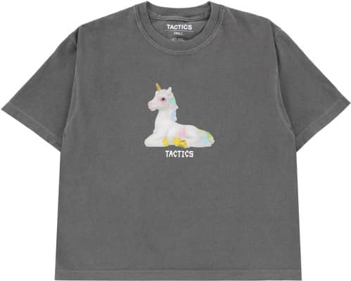 Tactics Women's Unicorn Boxy T-Shirt - black - view large