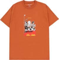 Tactics I Know Nothing T-Shirt - burnt orange