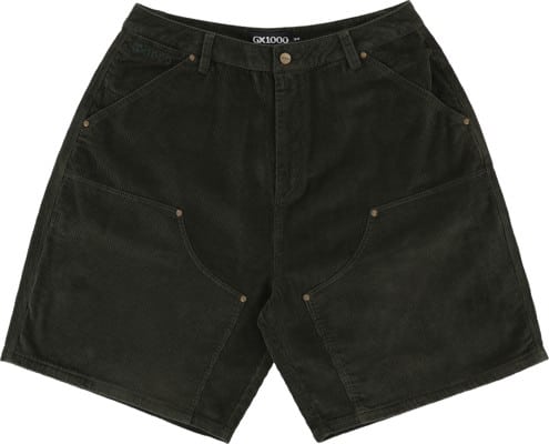 GX1000 Double Knee Corduroy Shorts - dark green - view large